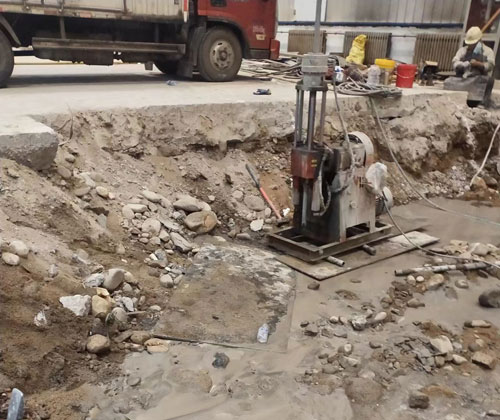 拜城公路下沉压浆